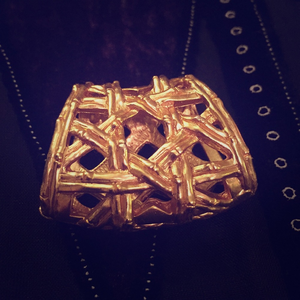 Gold Scarf Embellishment